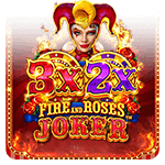 3x 2x fire and roses joker