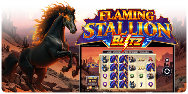 FLAMING STALLION BLITZ by Playtech