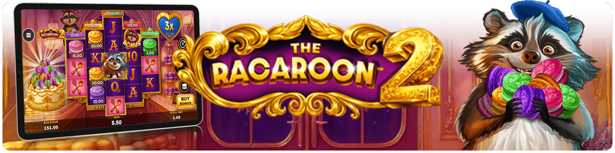 THE RACAROON 2 by Playtech