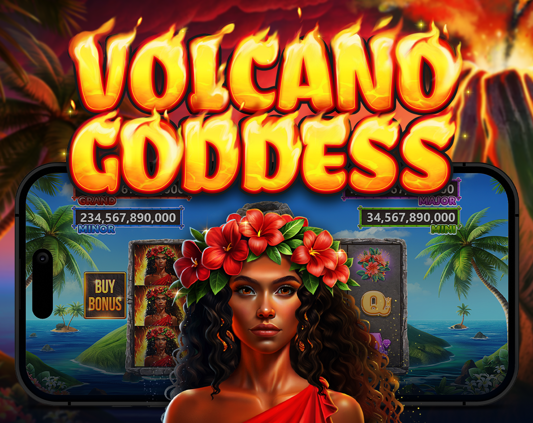Portada de la tragaperras Volcano Goddess