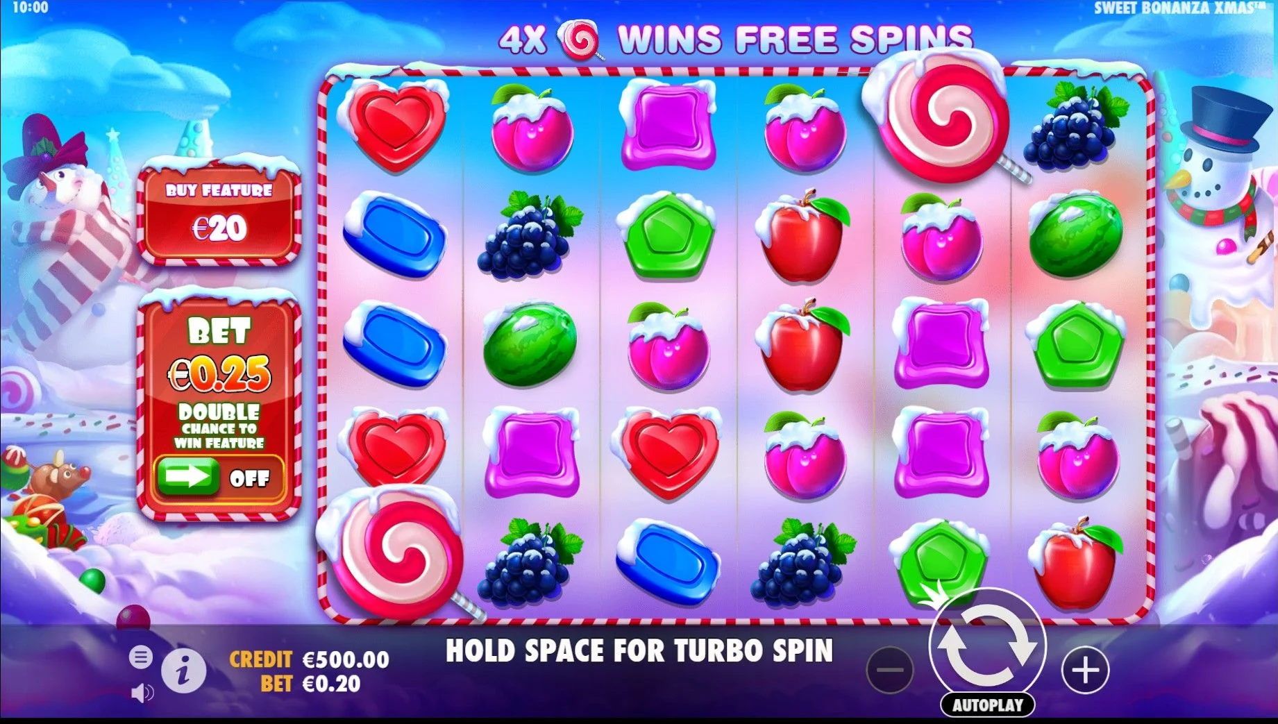 Sweet Bonanza Xmas en YoCasino