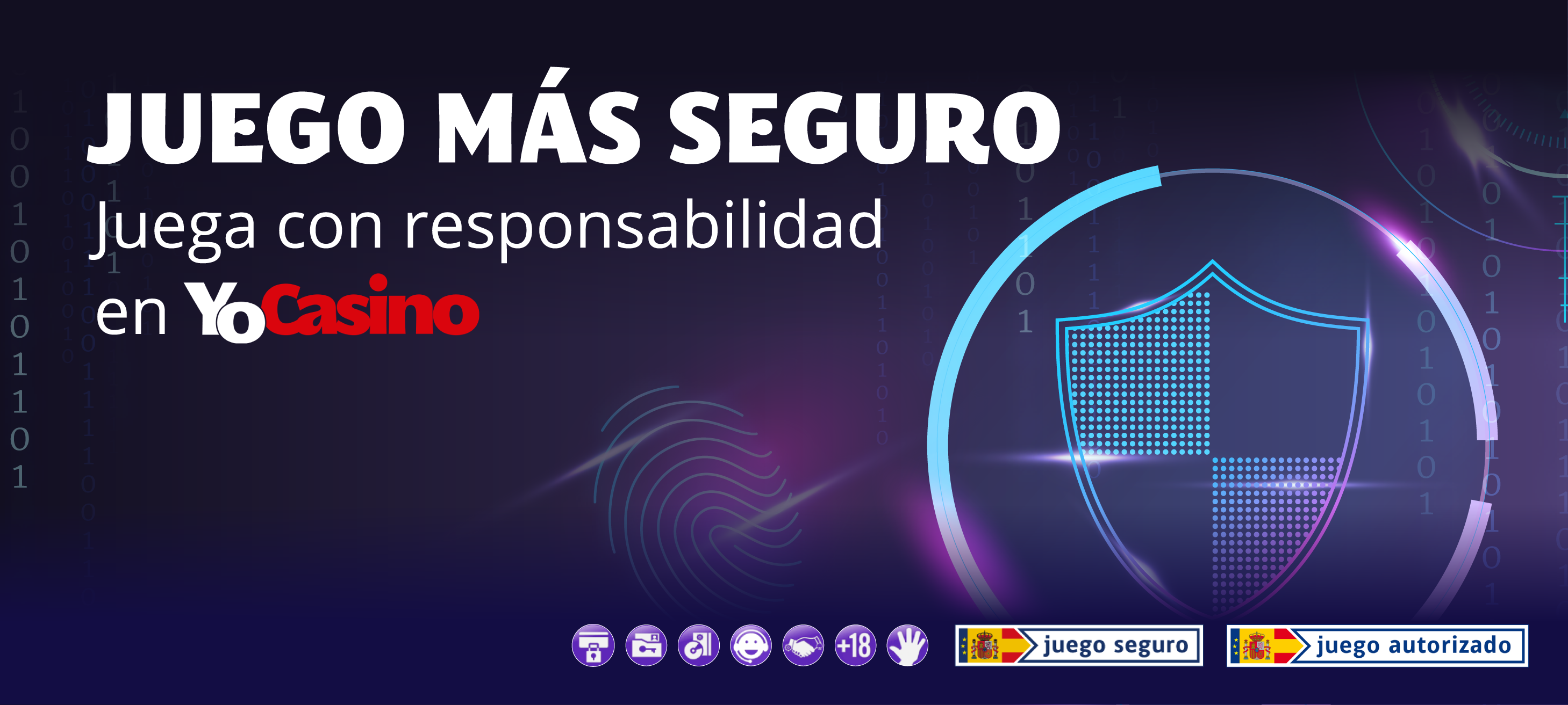 JUEGO MÁS SEGURO - Juega con responsabilidad en YoCasino