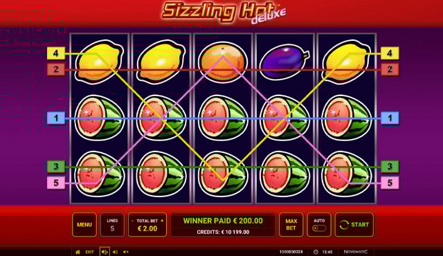  Sizzling Hot Deluxe en YoCasino